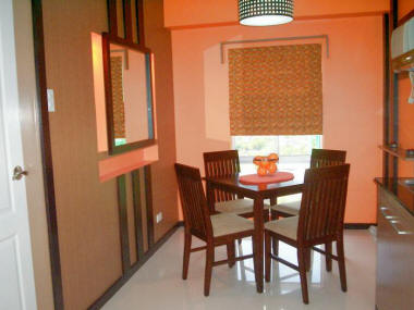 Furnished dining area